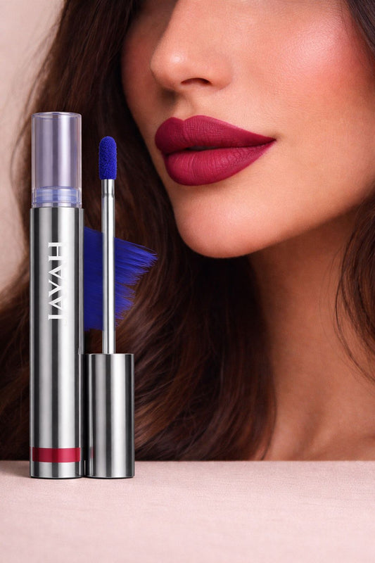 JAYAH | Encre à lèvres Mat - Rouge Framboise Profond