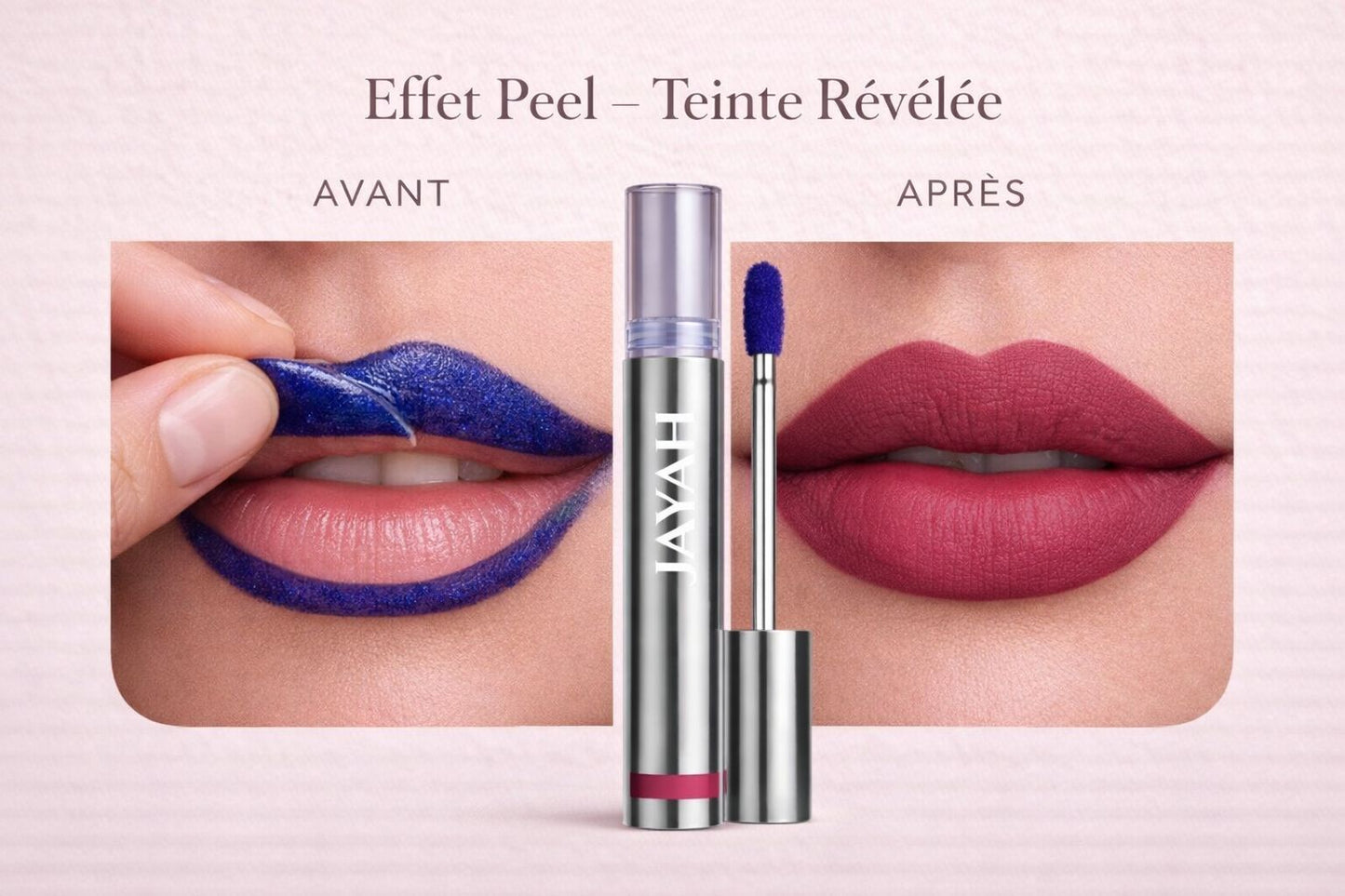 JAYAH | Encre à lèvres Mat - Rouge Framboise Profond