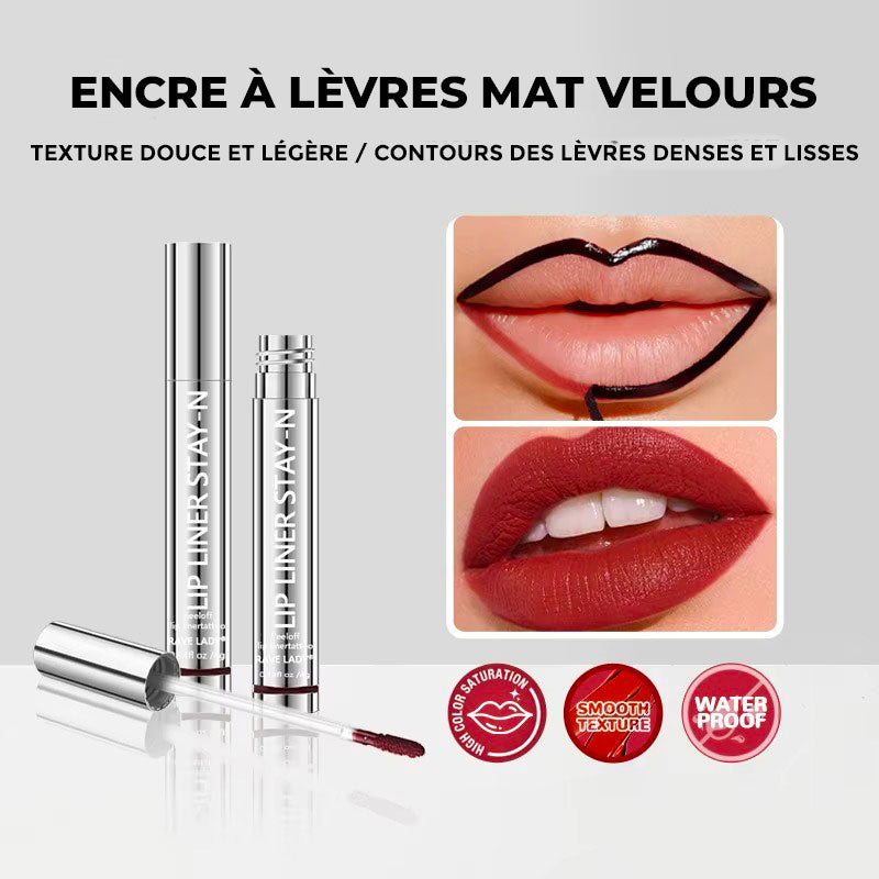 NÜLIPS | Encre à lèvres Mat - Rouge Framboise Profond
