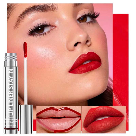 NÜLIPS | Encre à lèvres Mat - Rouge Coquelicot